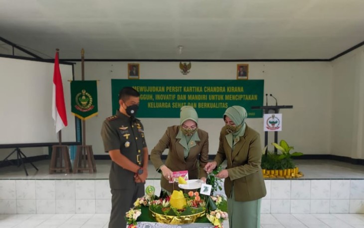 HUT Persit Ke-76, Kodim 0801/Pacitan Melaksanakan Secara Sederhana Dengan Penuh Makna