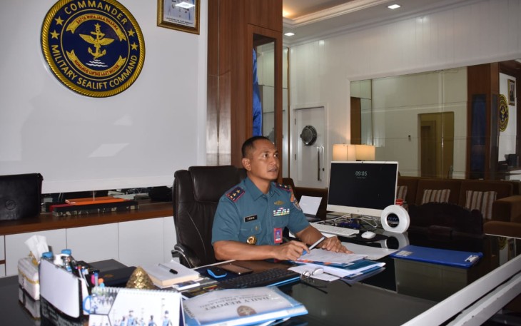 Panglima Kolinlamil Ikuti Pengarahan Kasal Melalui Vidcon