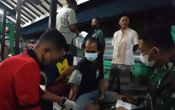 Percepat Penanganan Covid-19, Kodim 0802/Ponorogo Gelar Vaksinasi Mobile  Siang dan Malam 