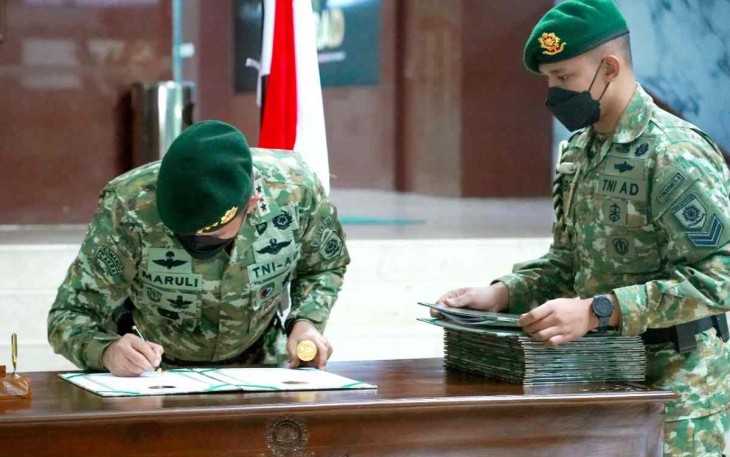 Pangkostrad Pimpin Serah Terima Jabatan Pejabat Kostrad