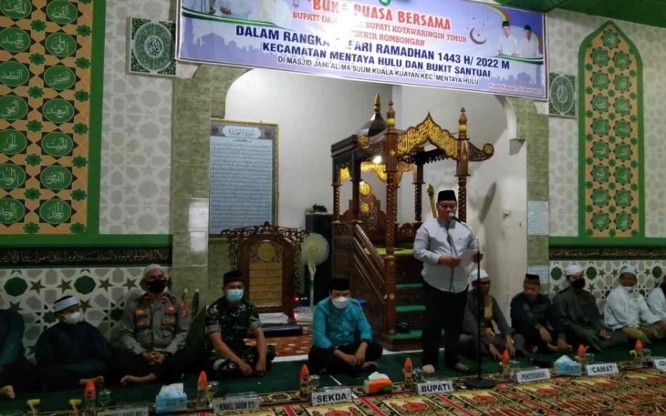 Safari Ramadhan, Dandim 1015/Sampit Ingatkan Prokes Covid-19