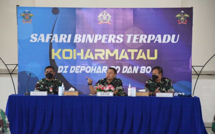 Tim Safari Binpersman Koharmatau Sosialisasi Ke Depohar Jajaran Wilayah Timur