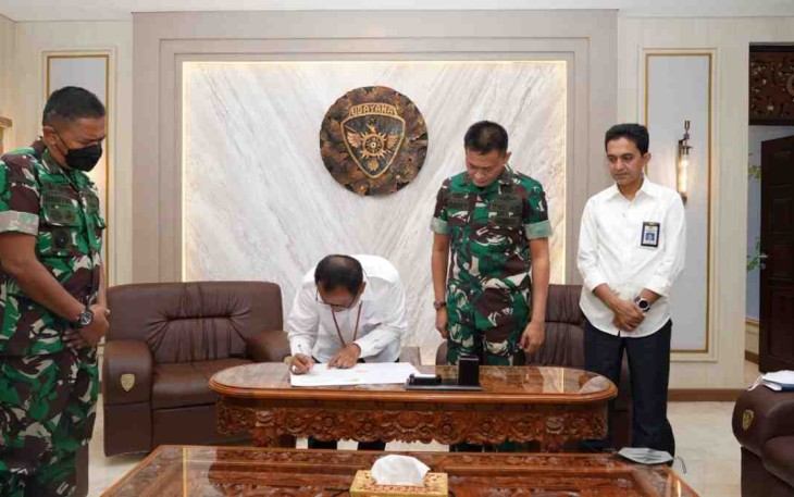 Dukung Program Air Pemerintah, PUPR Jalin Kerjasama Dengan Kodam IX/Udayana