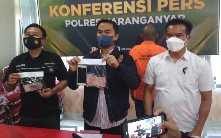 Gelar perkara kasus judi togel, di Mapolres Karanganyar