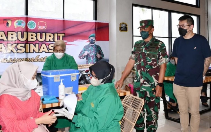 Jelang Libur Lebaran, Korem 081/DSJ Masifkan Vaksinasi Booster di Bulan Ramadan
