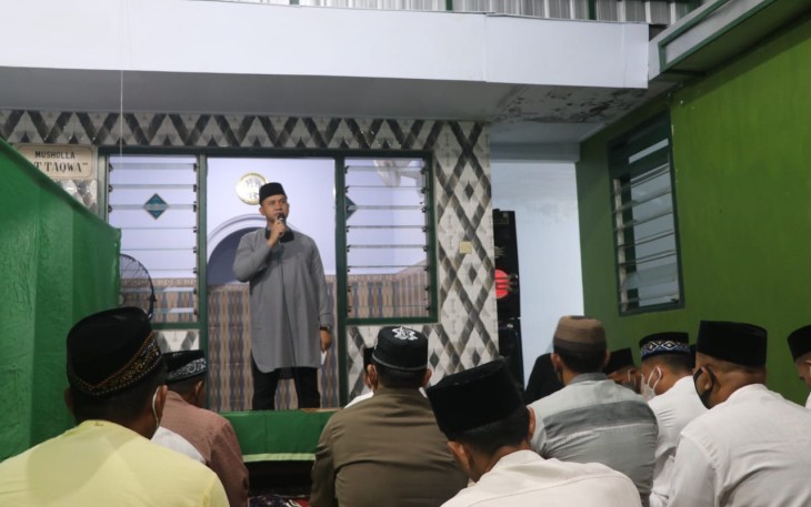 Safari Ramadhan, Dandim Tulungagung Tarawih Bersama Anggota Kawedanan Kota