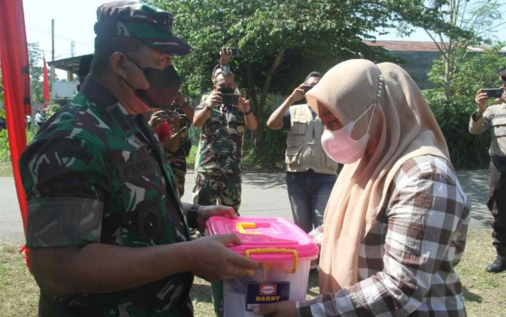 Sinergi Kodim Medan Bersama Lions Club' Gelar Baksos Ramadhan dan Idul Fitri 1443 H