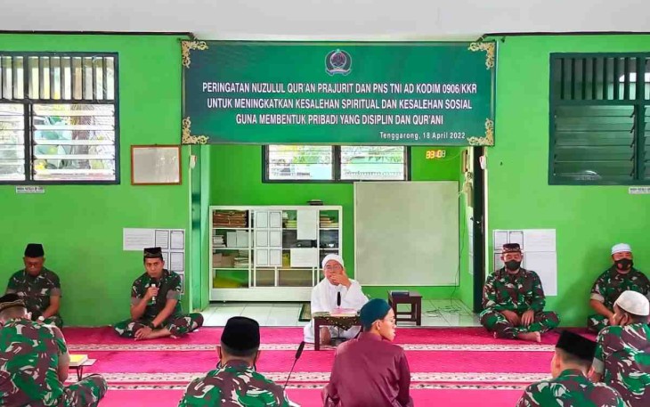 Nuzulul Quran Tingkatkan Iman dan Taqwa Prajurit 