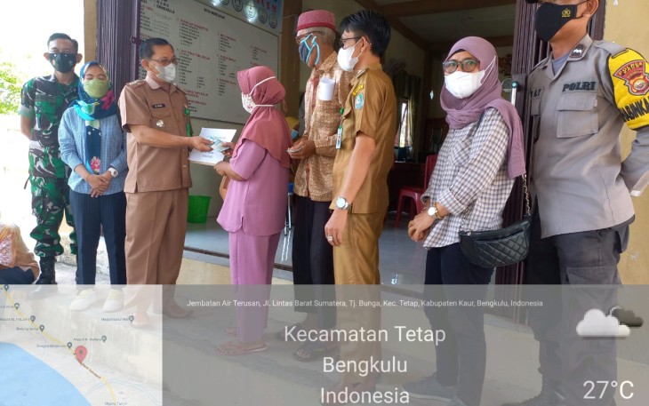 Penyaluran BLT-DD di Desa Cucupan, Kecamatan Tetap, Kabupaten Kaur