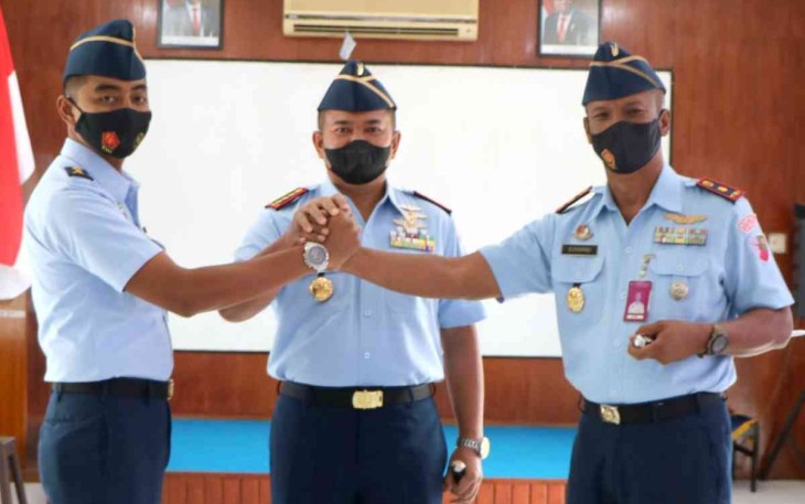 Lantik Dansathanlan dan Kadispotdirga Lanud Sutan Sjahrir 