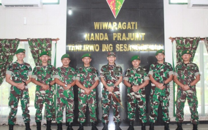 Kunjungan Danrem 073/Mkt ke Yonif 410/Alg