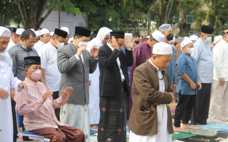 Pelaksanaan Sholat Idul Fitri di Barabai