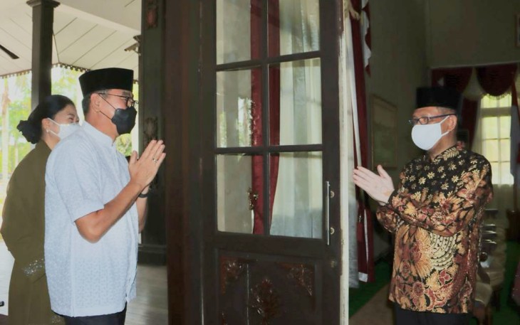 Momen lebaran Pangdam XII/Tpr silaturahmi kepada Gubernur dan Kapolda 