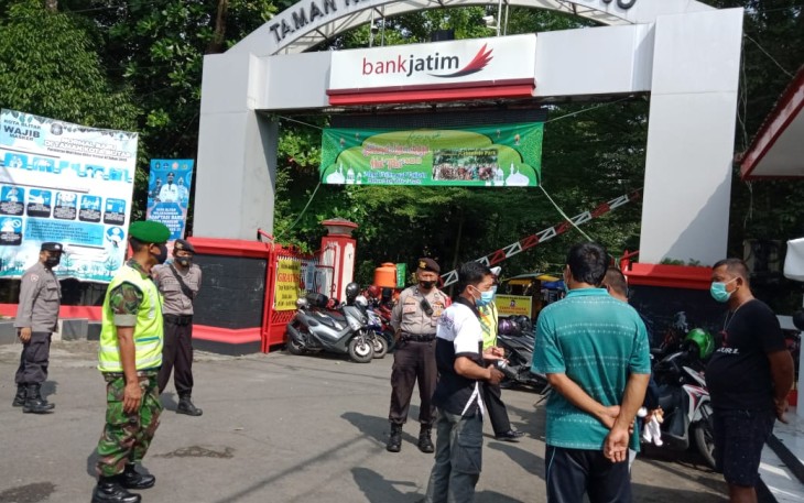 Ciptakan kondisi aman, petugas gabungan patroli di tempat wisata