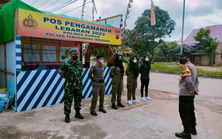 Pos pam terpadu jalur 2 Samarinda - Tenggarong. Kamis (05/05/2022) 