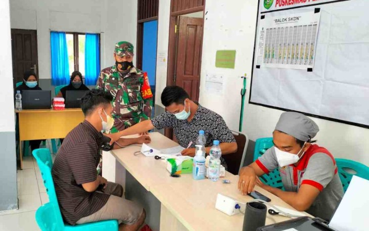 Gencarkan Vaksinasi dalam suasana lebaran. Kamis (05/05/2022)