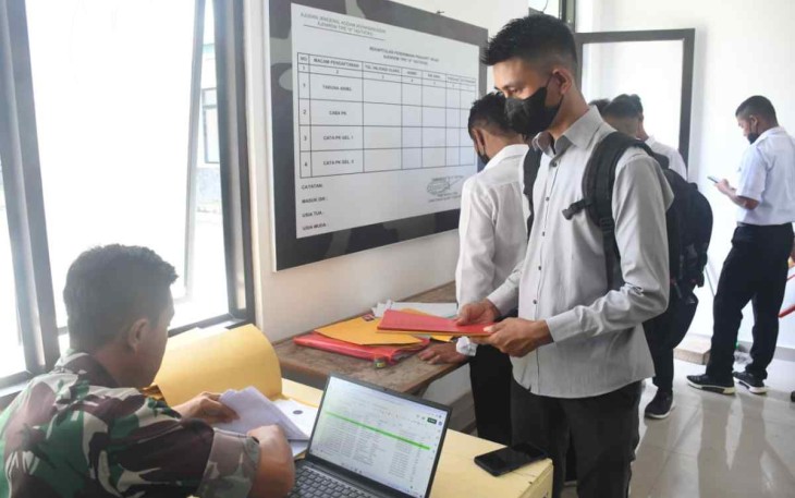 Validasi administrasi calon Komcad. Selasa (10/05/2022)