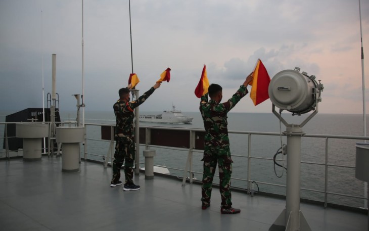 Latihan Passex taruna AAL di KRI Banjarmasin- 592. Selasa (10/05/2022)