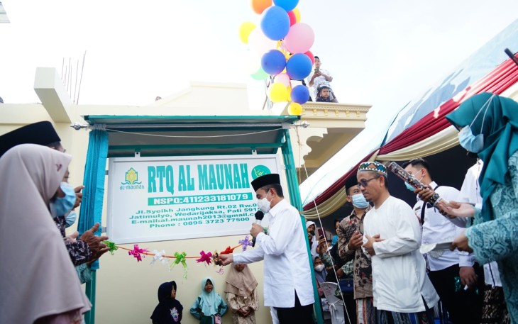 Bupati Pati Haryanto resmikan gedung RTQ Al-Maunah