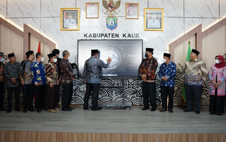 Wagub Rosjonsyah, saat melaunching Musabaqoh Tilawatil Qur'an (MTQ) di aula Pemkab Kaur, Kamis (12/5/2022)