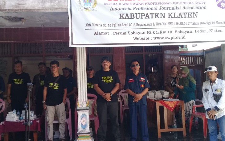 Halal bihalal AWPI Klaten bersama media, Munggu (15/5/2022)