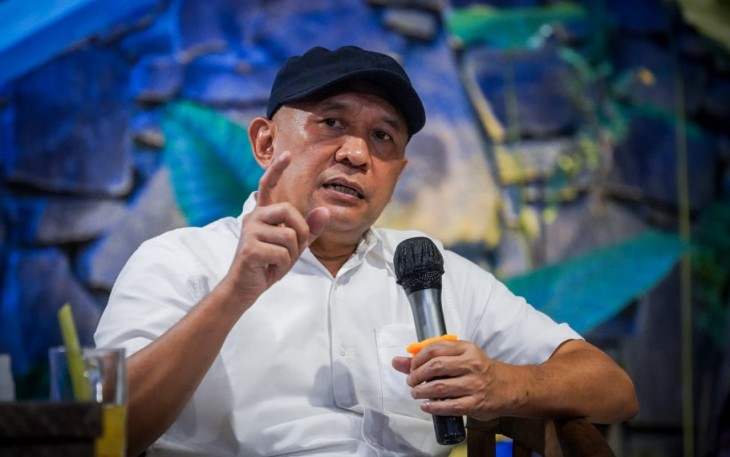 Menteri Teten saat mberikan keterangan pers perihal koperasi produksi minyak goreng di Jakarta. Senin (16/05/2022)