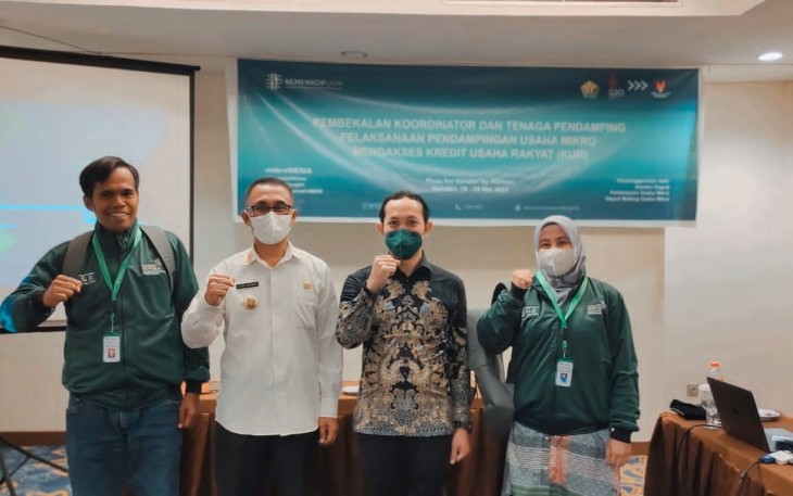 Bimtek pembekalan tenaga pendamping KUR di Kendari. Rabu (18/05/2022)
