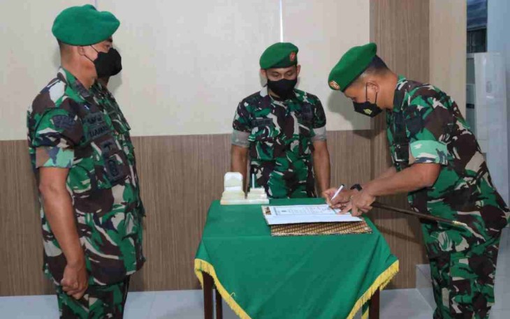Dandim 0808/Blitar pimpin sertijab Danramil 