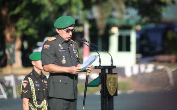 Pangdam XIV/Hasanuddin pimpin upacara HUT ke 65 Kodam XIV/Hasanuddin