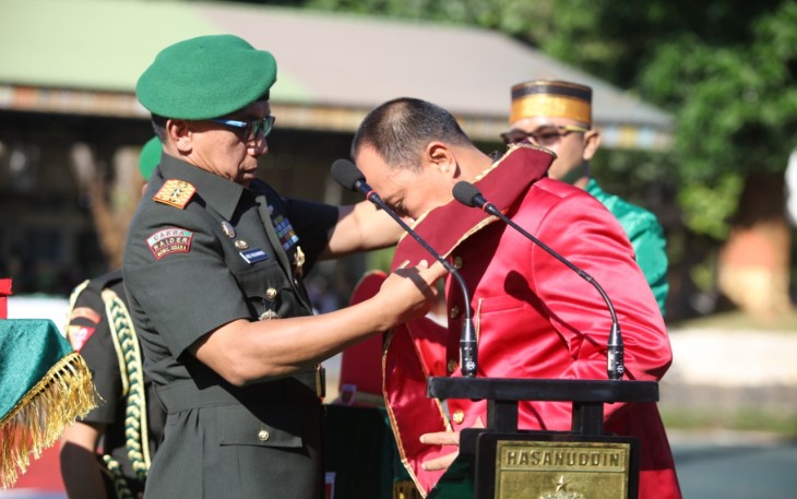 Pengukuhan bapak angkat Kodam XIV/Hasanuddin