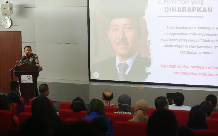 Pelaksanaan Inspiring Lecture di Universitas Pertamina (UPER) oleh Kepala Staf TNI Angkatan Darat  Jenderal TNI Dudung Abdurachman, S.E., M.M, 