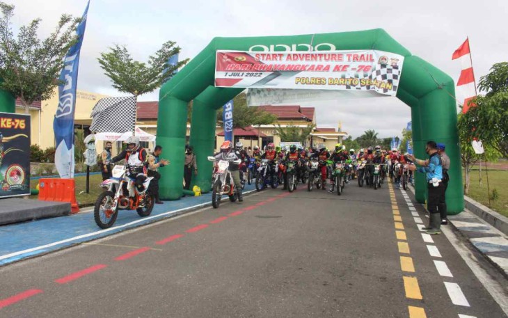 One Day Bhayangkara Motor Trail Adventure di Barsel