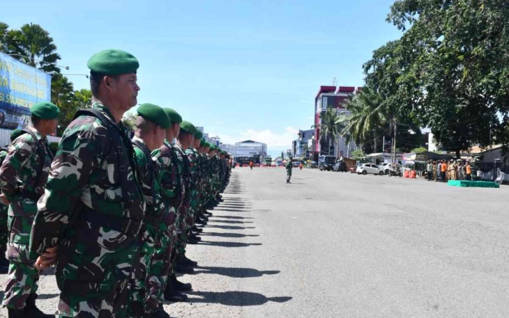 Danrem 142/Tatag pimpin apel penutupan tanggap bencana Mamuju