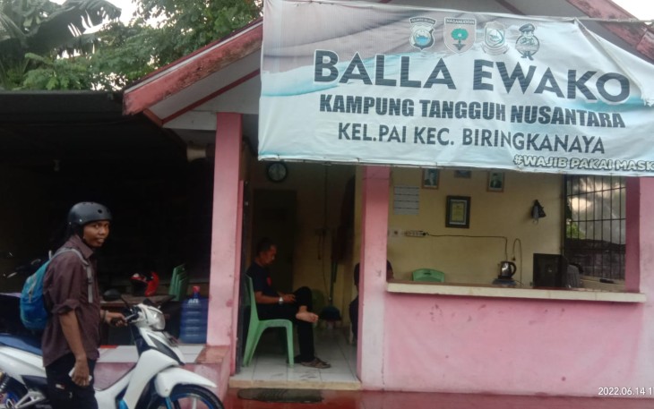 Salah satu poskamling diwilayah Biringkanaya