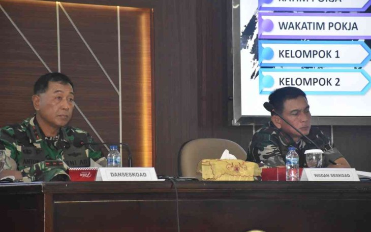 Danseskoad saat membuka TFG seminar TNI Angkatan Darat VI Tahun 2022