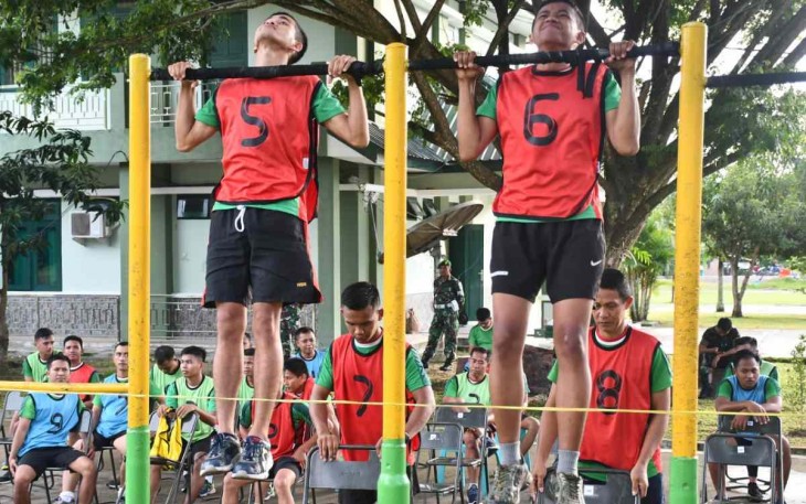 Test Garjas prajurit Korem 142/Tatag