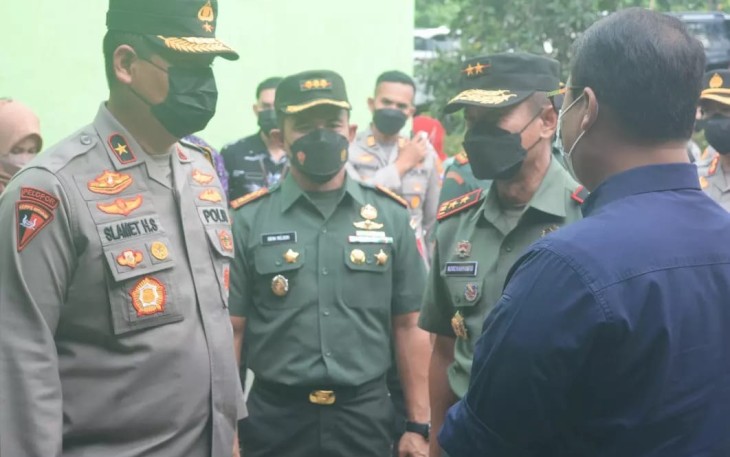 Danrem 081/DSJ pengamanan pam kunker Ketua DPR RI di Magetan