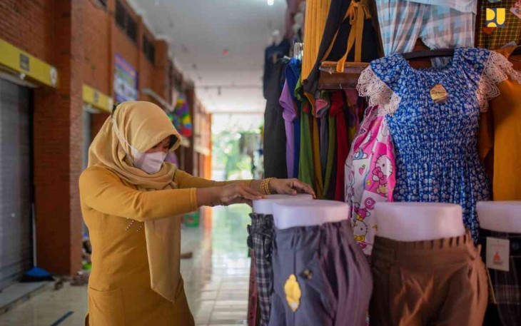 Pasar Benteng Pancasila di Kota Mojokerto 