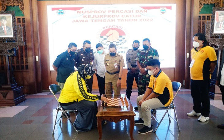 Pembukaan Musrov dan Kejurprov catur  Jateng di Pati 