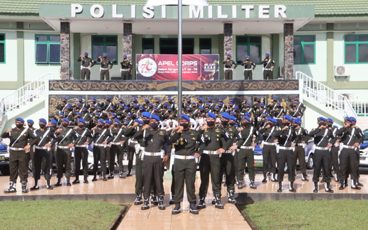 Personel Pomdam XII/Tpr merayakan hari jadi ke 76  Pomad 