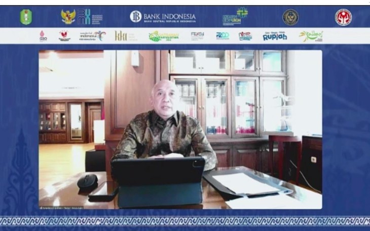 MenkopUKM saat virtual bersama Gubernur Kalbar