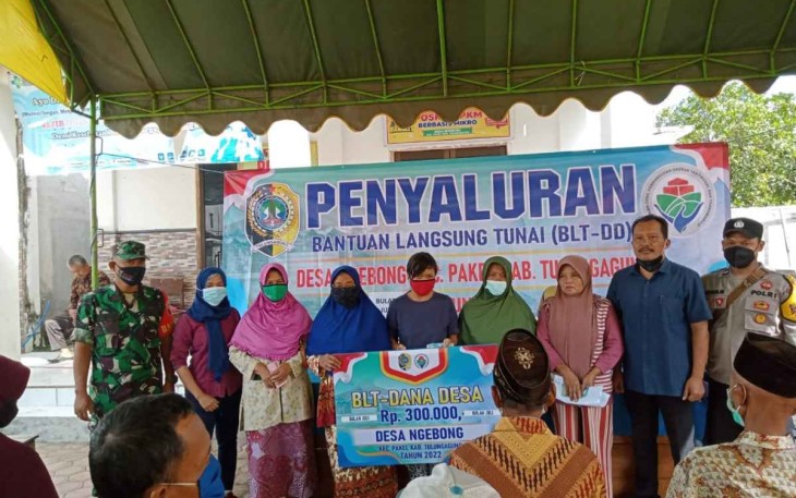 Pendampingan warga binaan menerima BLT DD