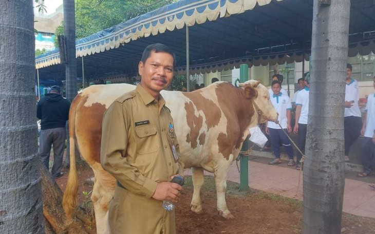 Hewan qurban gubernur DKI Jakarta Anies Baswedan di Jakarta Islamic Center 