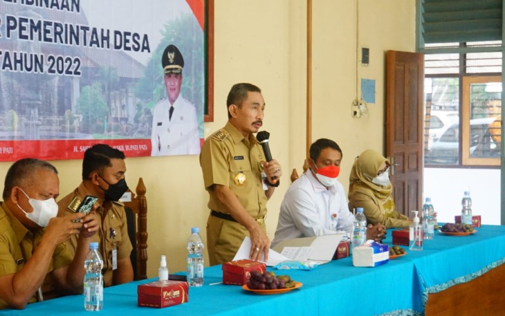 Bupati dan Wabup Pati  hadiri pembinaan aparatur desa