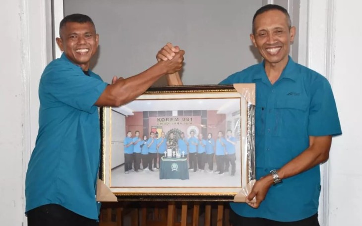 Pelepasan Serka Priyo di Korem 081/DSJ