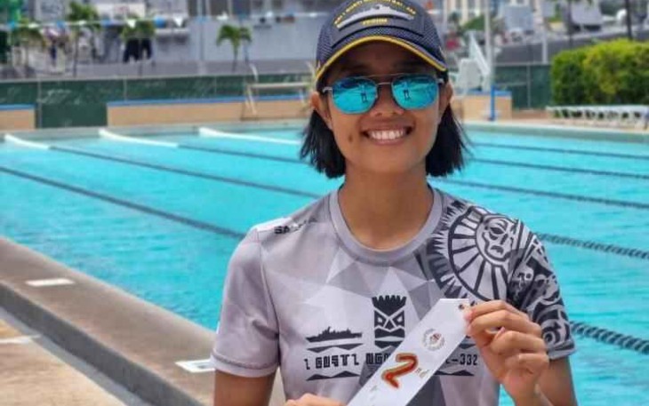 Juara 2 Lomba Renang Putri Rimpac 2022 di Amerika