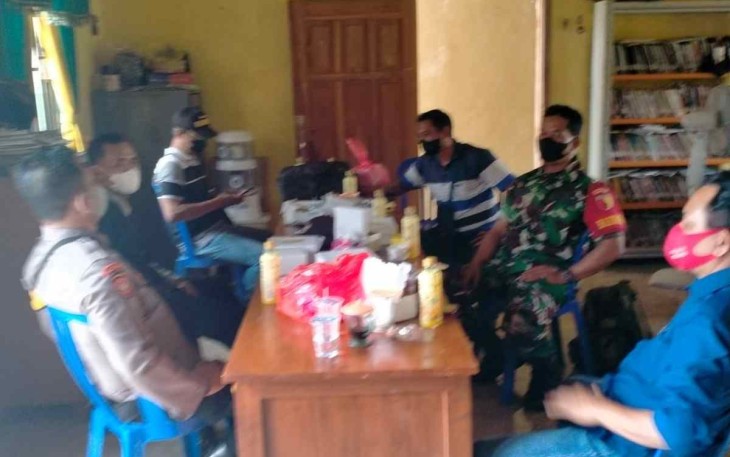 Bersama aparat desa di wilayah binaan bangun sinergitas