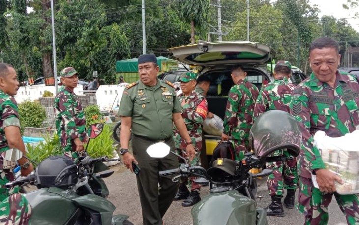 Safari shubuh dan gelar baksos Kodim 1410/Btg