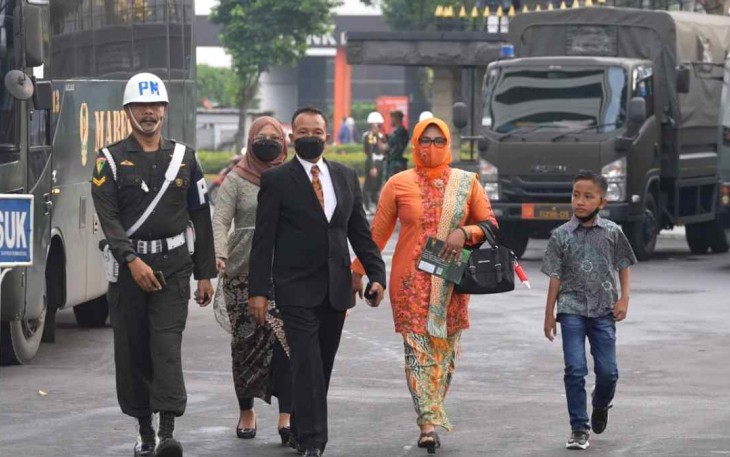 Provoos saat mengarahkan orang tua dan keluarga perwira remaja alumni Akmil di Mabesad