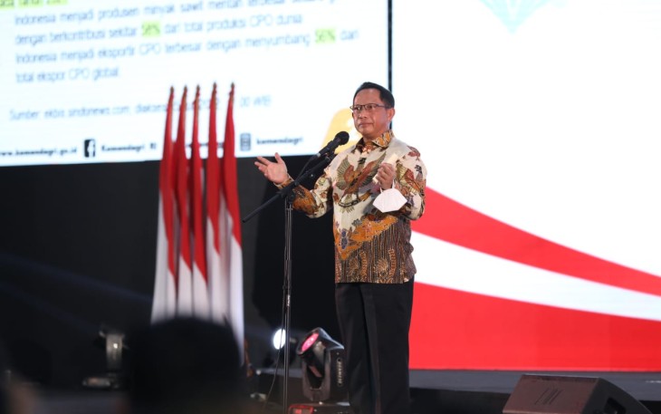 Mendagri saat membuka orientasi pembangunan desa berkelanjutan di Jakarta 